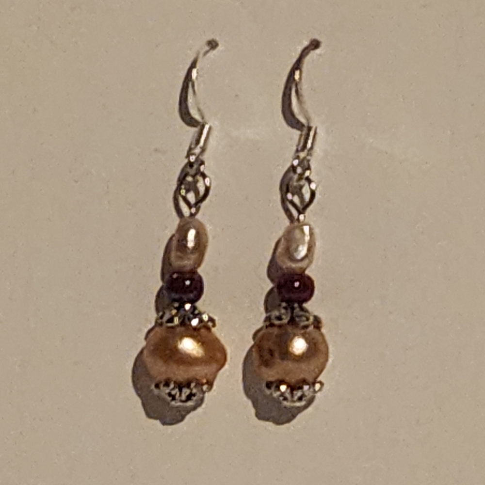 Handmade Freshwater Pearl Earrings